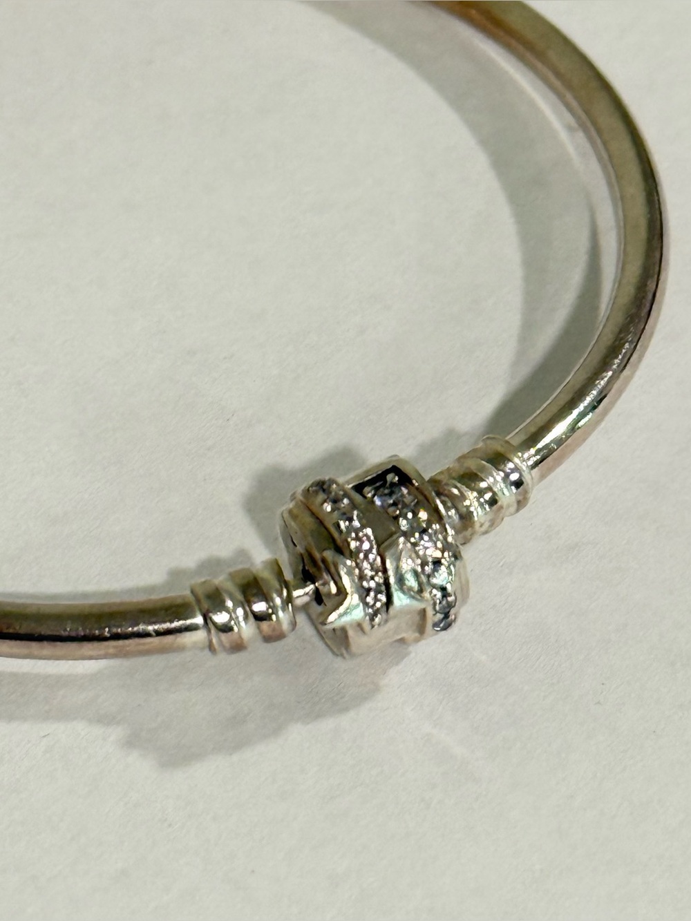 Pandora Moments Limited Edition Shooting Star Bangle Bracelet Sterling Silver - Picture 3 of 9